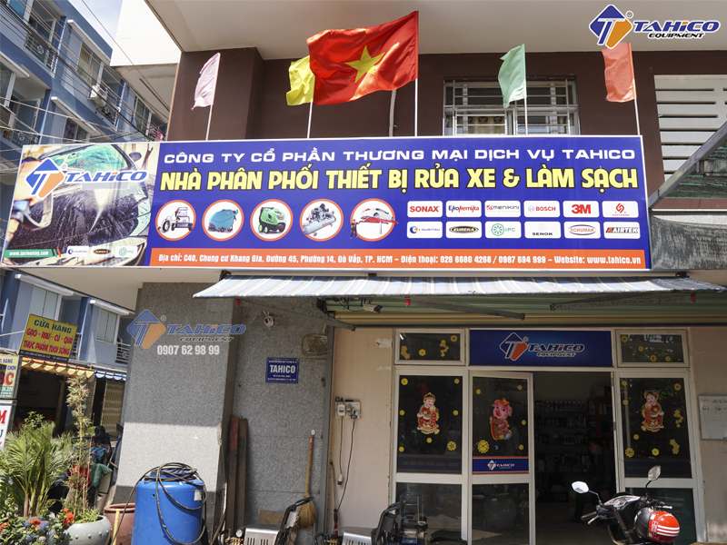 Công ty TAHICO chuyên cung cấp thiết bị rửa xe