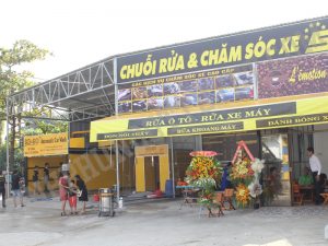 mở tiệm rửa xe kiêm cà phê