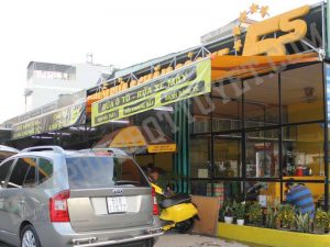 thuê mặt bằng mở tiệm rửa xe